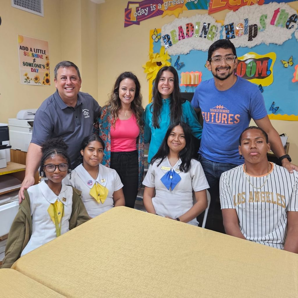 Carla and Danny with PathLight students